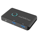 USB 3.0 Switch Selector for 2 Computers Sharing 4 USB Devices