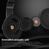 2.4G Wireless Headphones with Charging Dock Hi-Fi Soft Over-Ear Headset