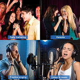 Wireless Microphone Karaoke Mixer System, Dual Handheld Wireless Microphone for Karaoke, Smart TV, PC, Speaker, Amplifier, Church, Wedding - Support HDMI, AUX In/Out