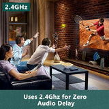 2.4G Wireless Headphones with Charging Dock Hi-Fi Soft Over-Ear Headset