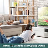 2.4G Wireless Headphones with Charging Dock Hi-Fi Soft Over-Ear Headset