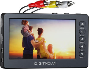 VHS to Digital Converter 3.0, Video to Digital Converter, Video Recorder Capture with 5" OLED Screen, Convert VHS to Digital, AV&HDMI Reocord from VHS, DVD, VCR, Hi8, Camcorders, TV BOX &Gaming System
