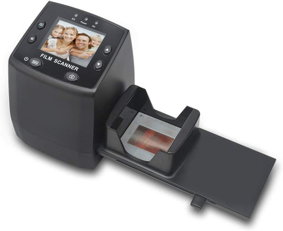 135 Film Negative Scanner High Resolution Slide Viewer,Convert 35mm Film &Slide to Digital JPEG Save into SD Card, with Slide Mounts Feeder No Computer/Software Required