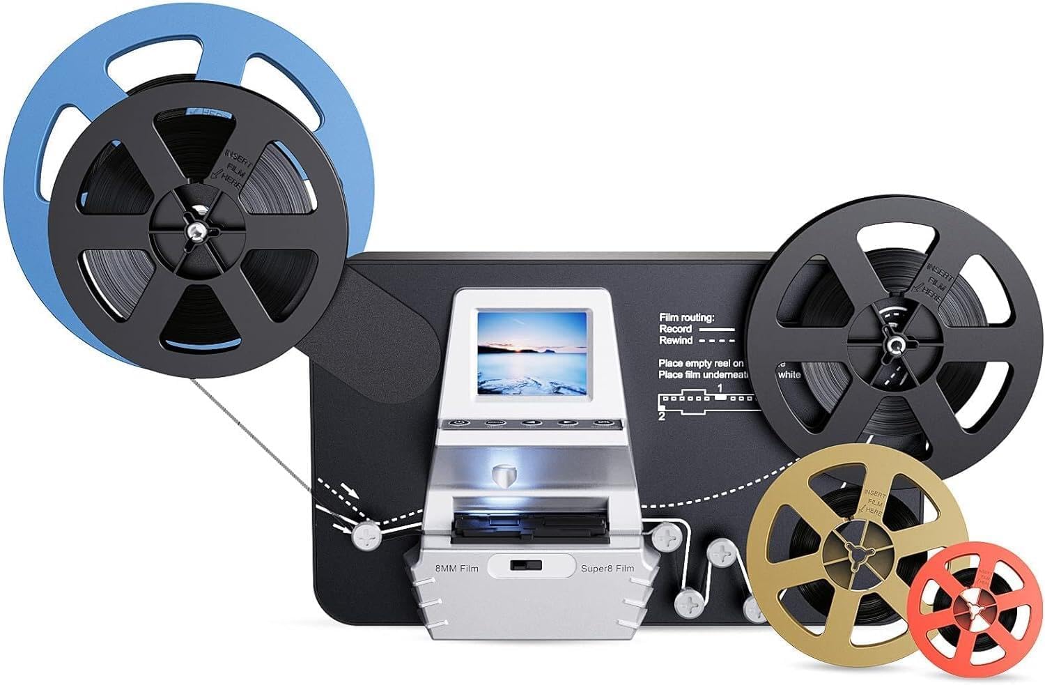 Convertisseur de film 8mm et Super 8 en vidéos numériques - Argent Convertisseur de film 8mm et Super 8 en vidéos numériques - Argent