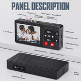Video to Digital Converter 2.0, VHS to Digital Converter Recorder with Remote, Convert Record Video Audio from VHS, VCR, DVR, DVD, Hi8, Mini DV Players, Camcorder, Gaming Consoles(Players Needed)